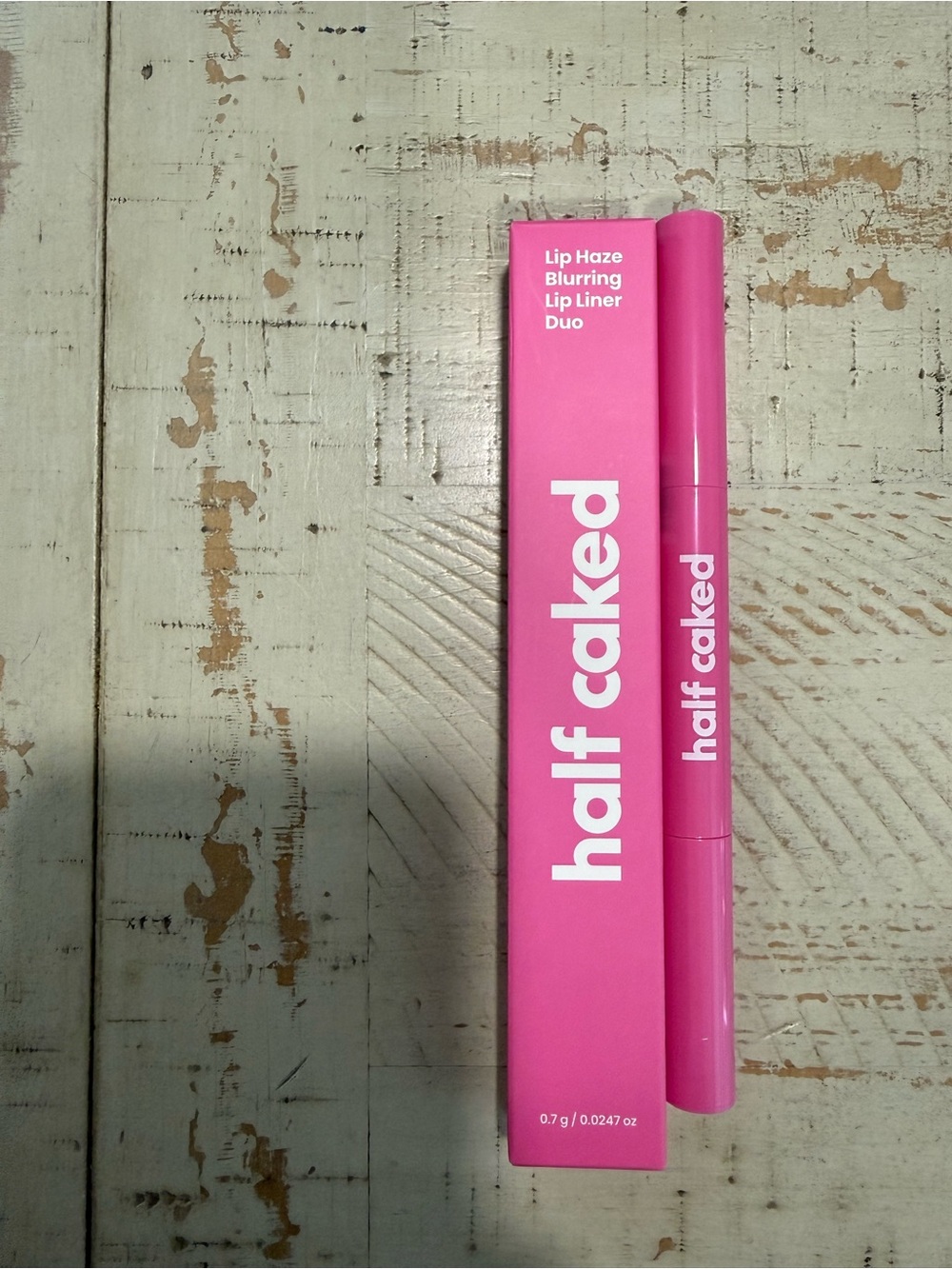 NIB Half Caked Lip Haze Blurring Lip Liner Duo